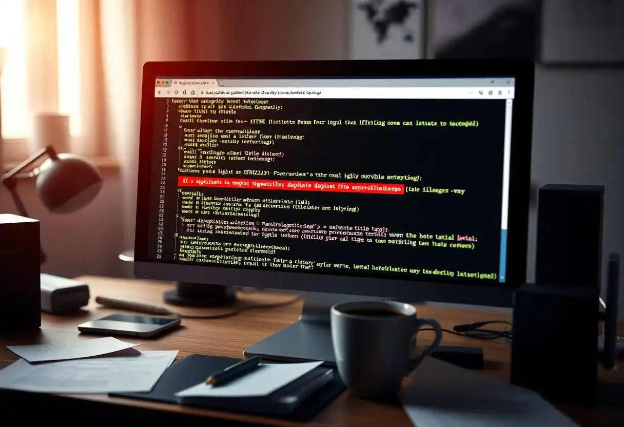Eliminating Duplicate Title Tags