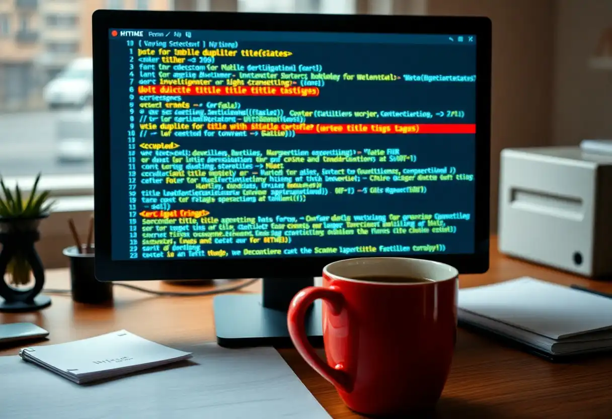 Eliminating Duplicate Title Tags with Rank Authority
