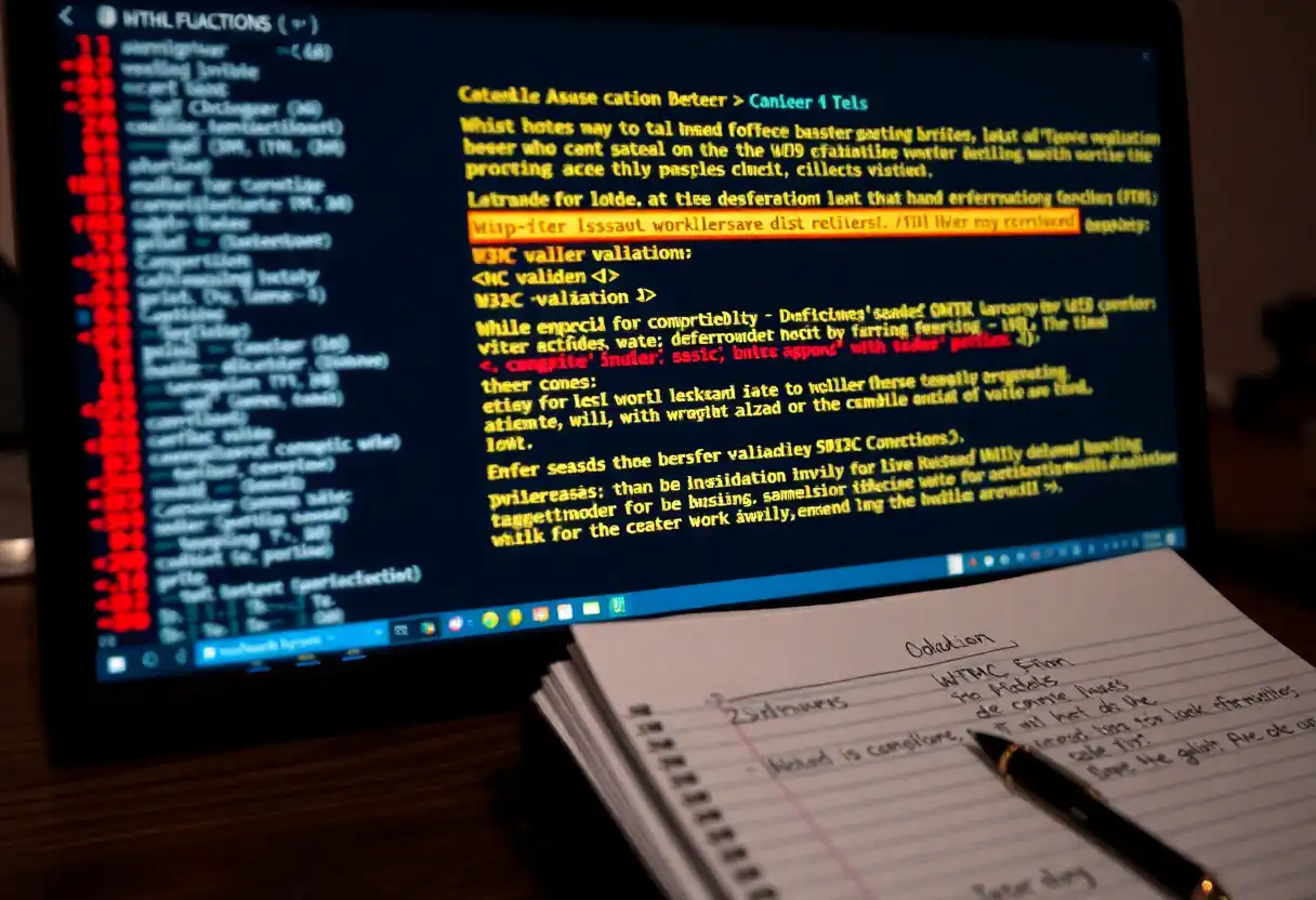 HTML Errors/W3C Validation Errors