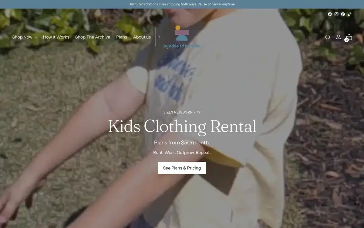bundletobundle.com homepage