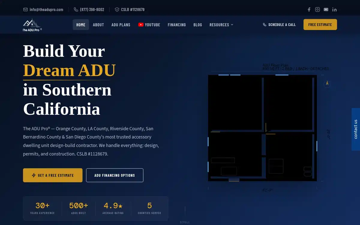 theadupro.com homepage